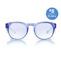 SafeStyle Cruisers Blue Frame Blue Light Blocking Lens Safety Glasses