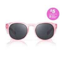 SafeStyle Cruisers Pink Frame Polarised Lens Safety Glasses