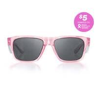 SafeStyle Fusions Pink Frame Tinted Lens Safety Glasses